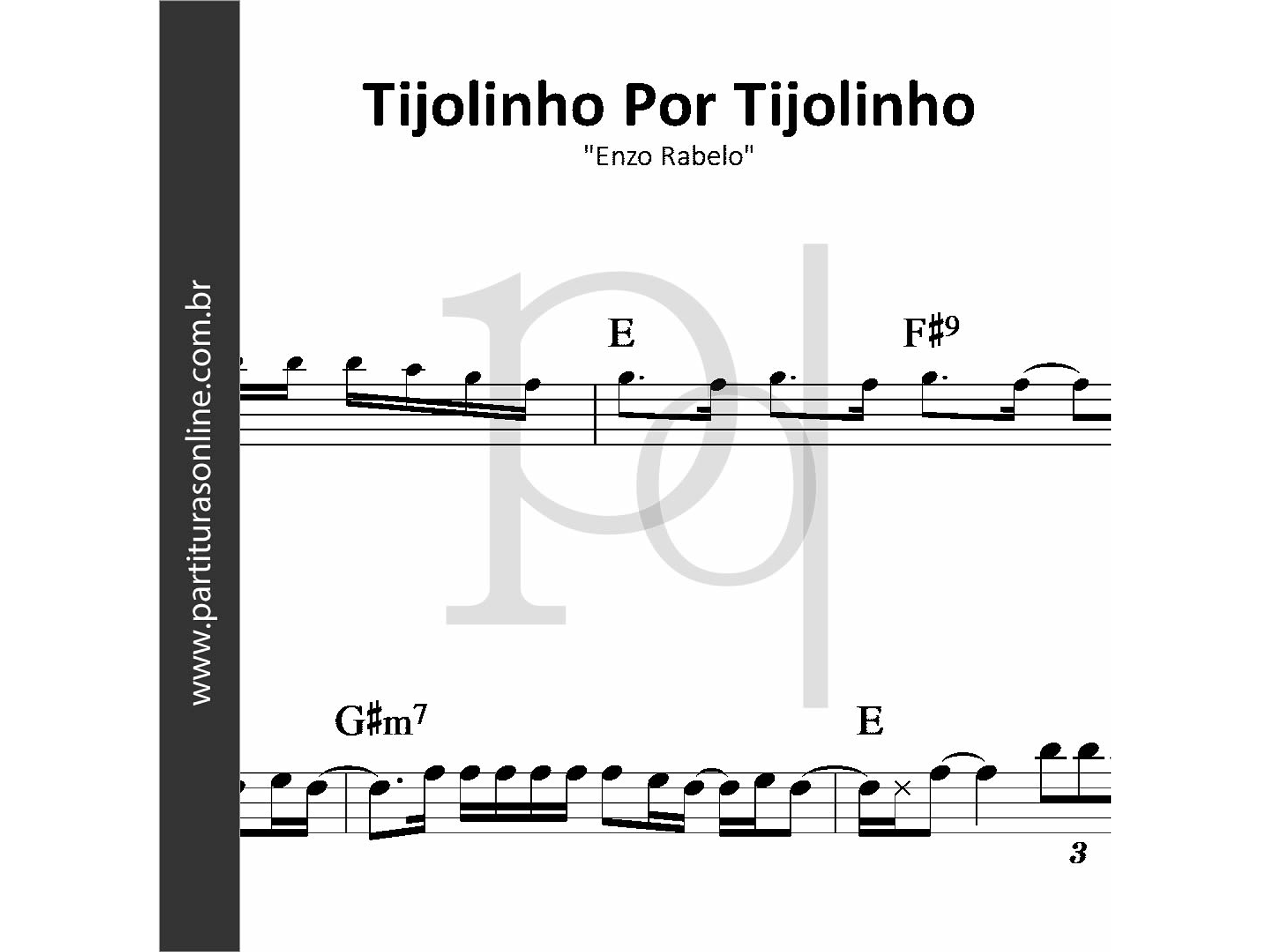 Tijolinho Por Tijolinho | Enzo Rabelo 1