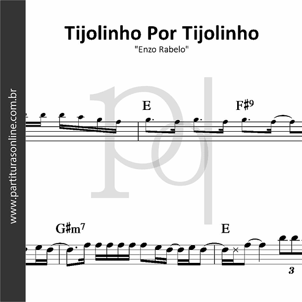 Tijolinho Por Tijolinho | Enzo Rabelo