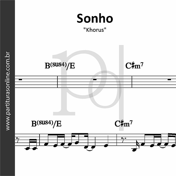 Sonho | Khorus 1
