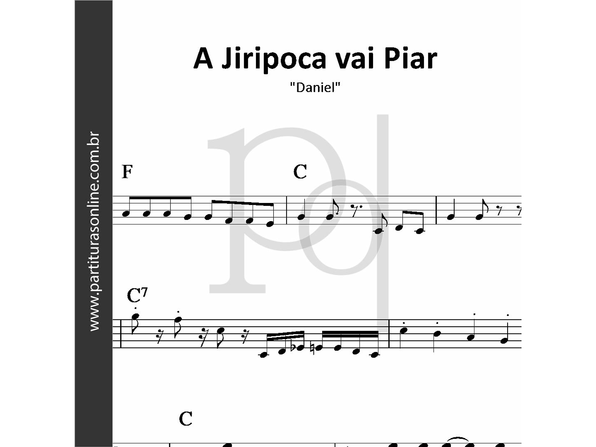 A Jiripoca Vai Piar • Daniel  1