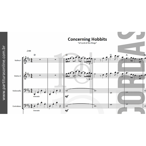 Concerning Hobbits | Quarteto de Cordas 2