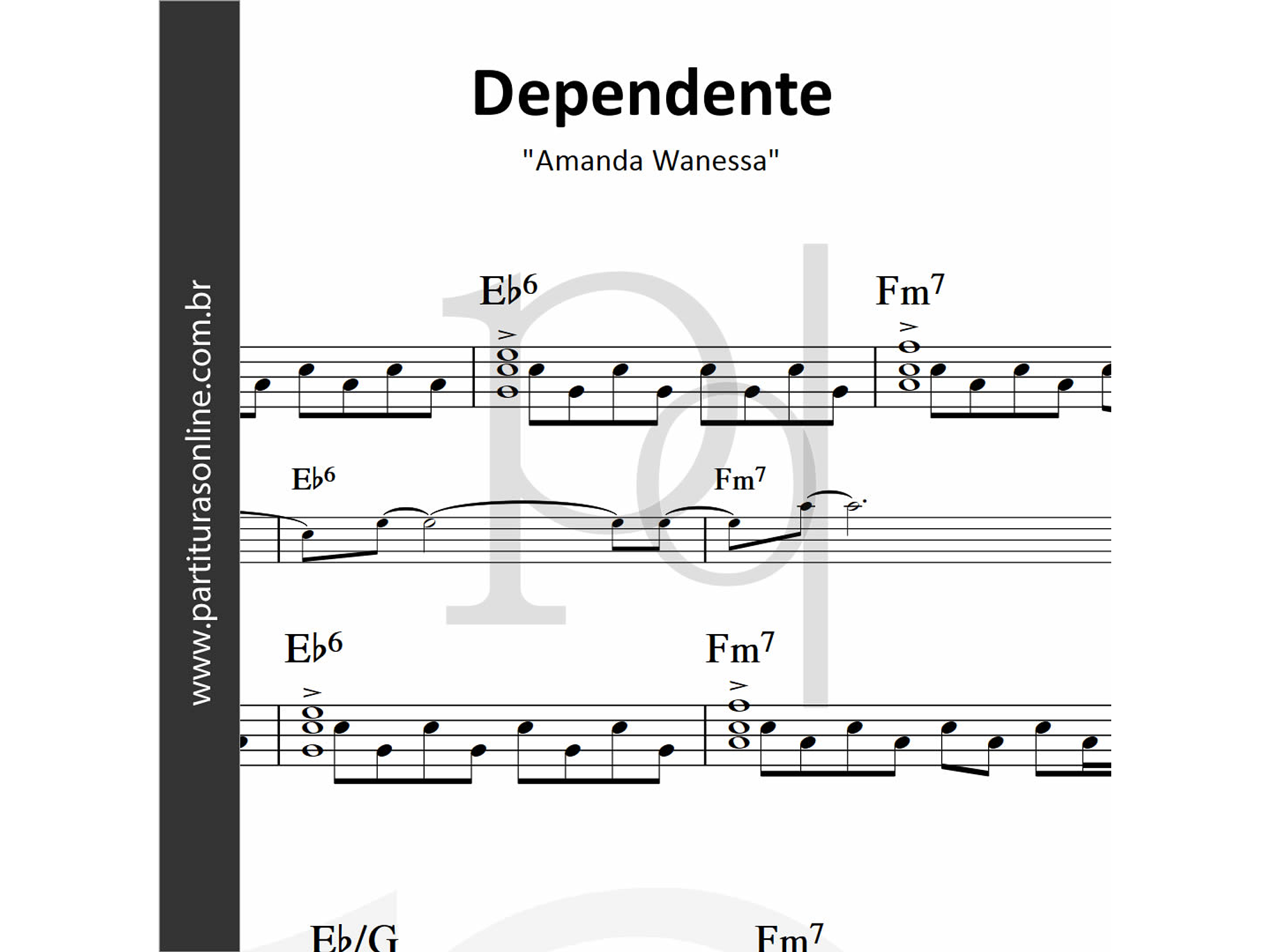 Dependente • Amanda Wanessa 1