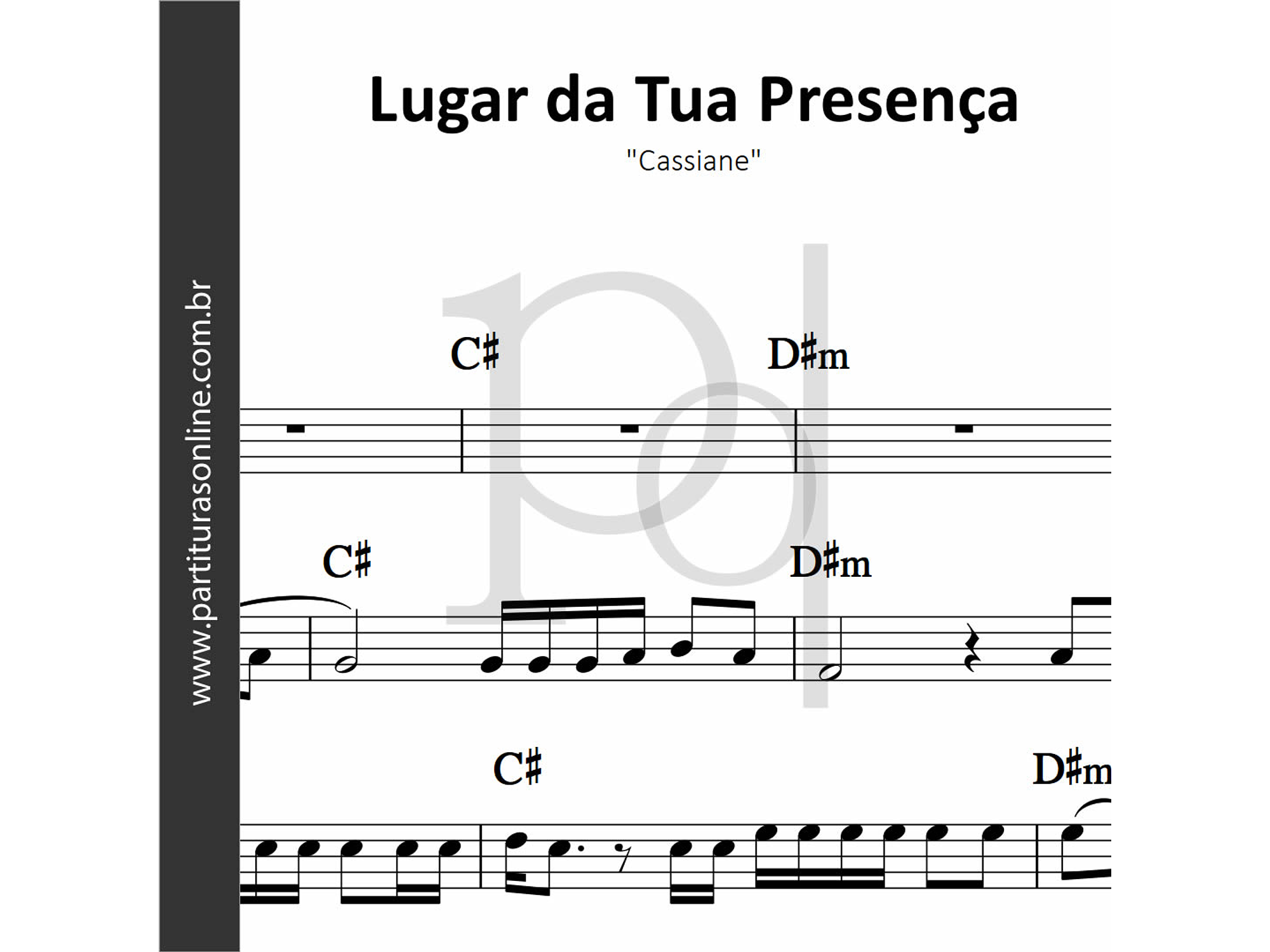 Lugar da Tua Presença | Cassiane 1