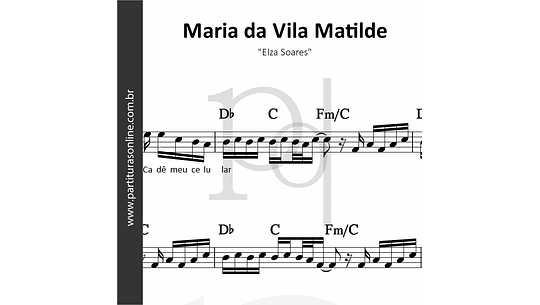 Maria da Vila Matilde | Elza Soares