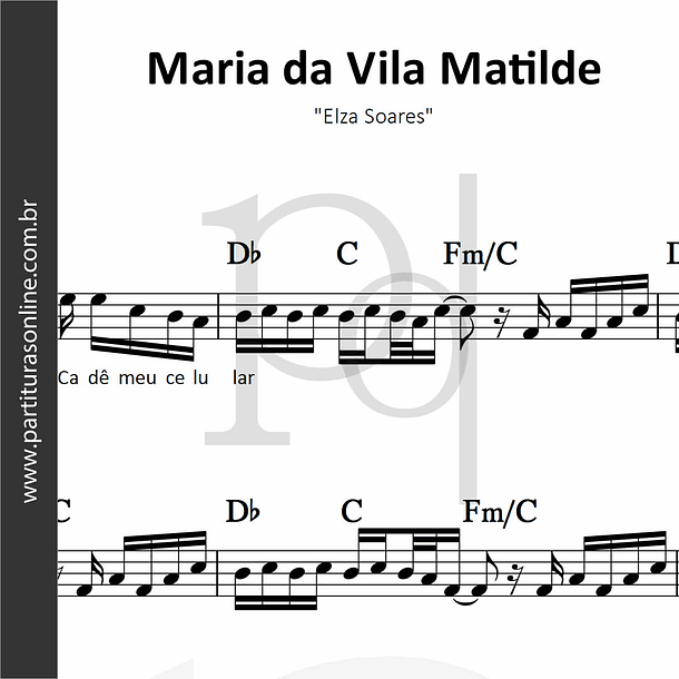 Maria da Vila Matilde | Elza Soares 1
