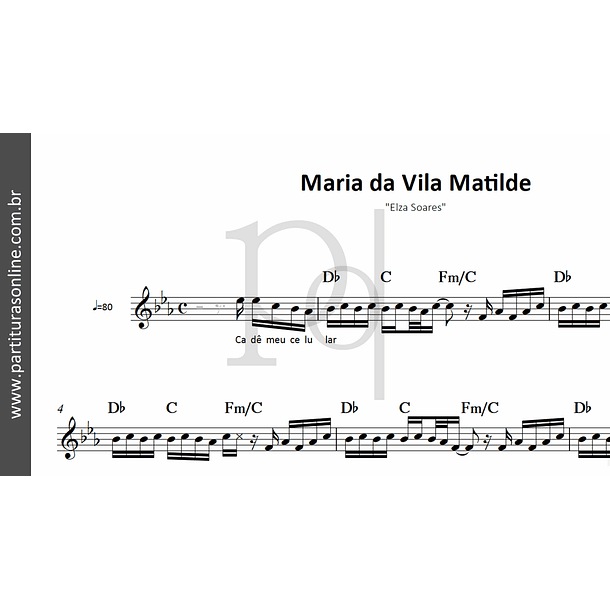 Maria da Vila Matilde | Elza Soares 2