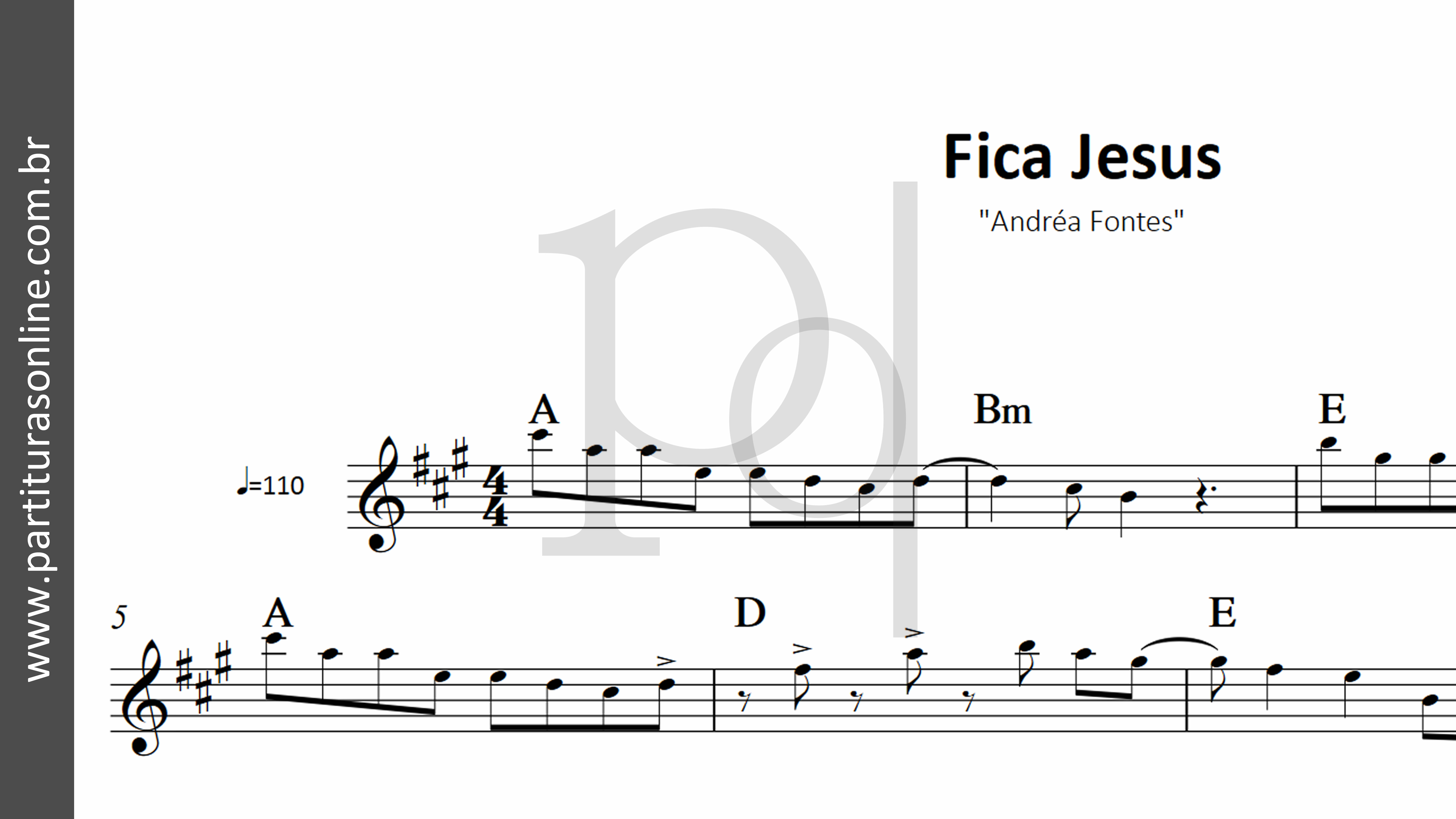 Fica Jesus mas um pouquinho, By Jhonata violonista
