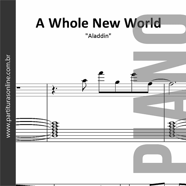 A Whole New World | para Piano