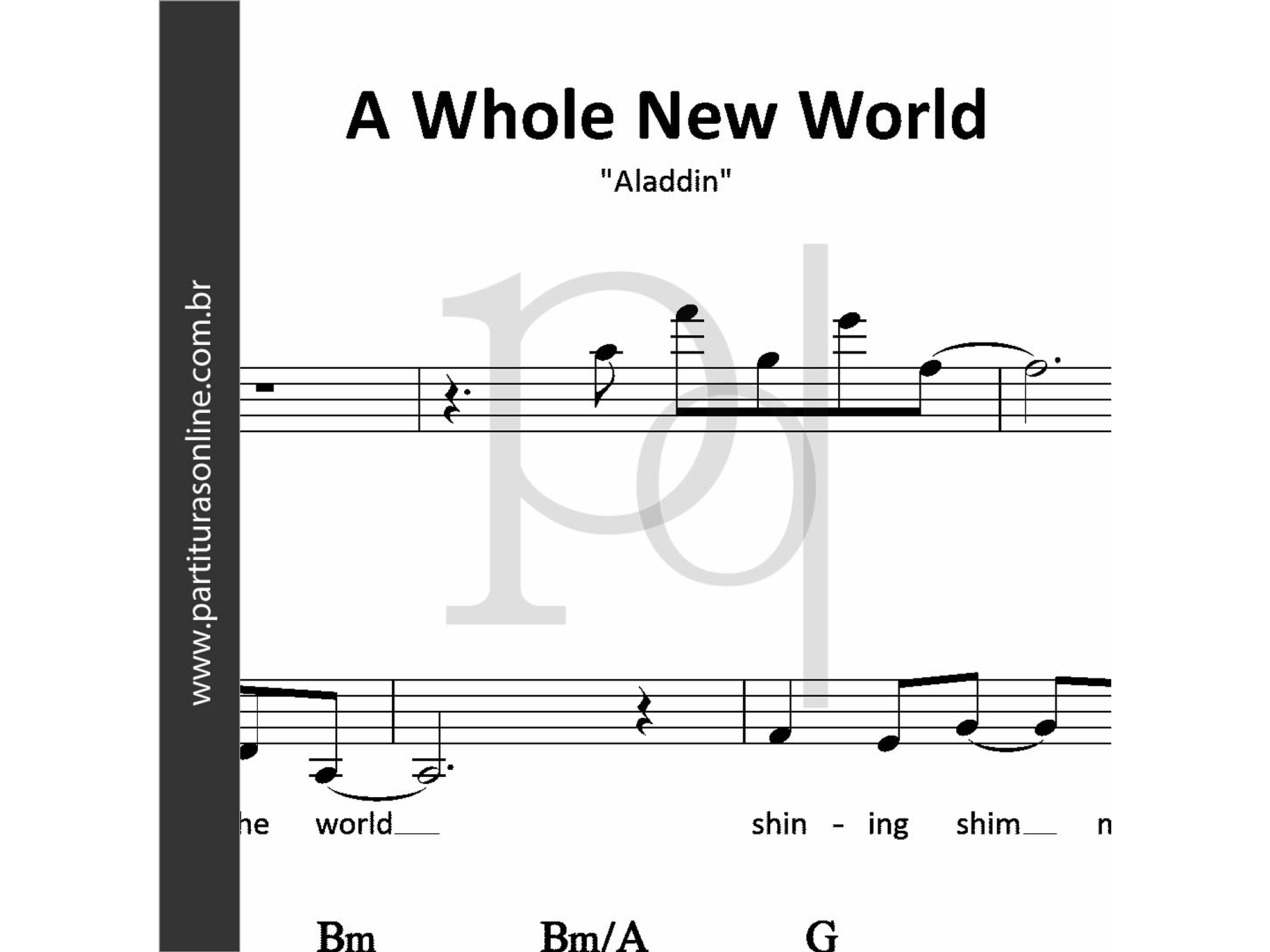 A Whole New World • Aladdin 1