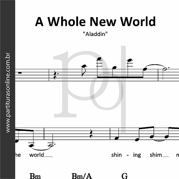 A Whole New World • Aladdin