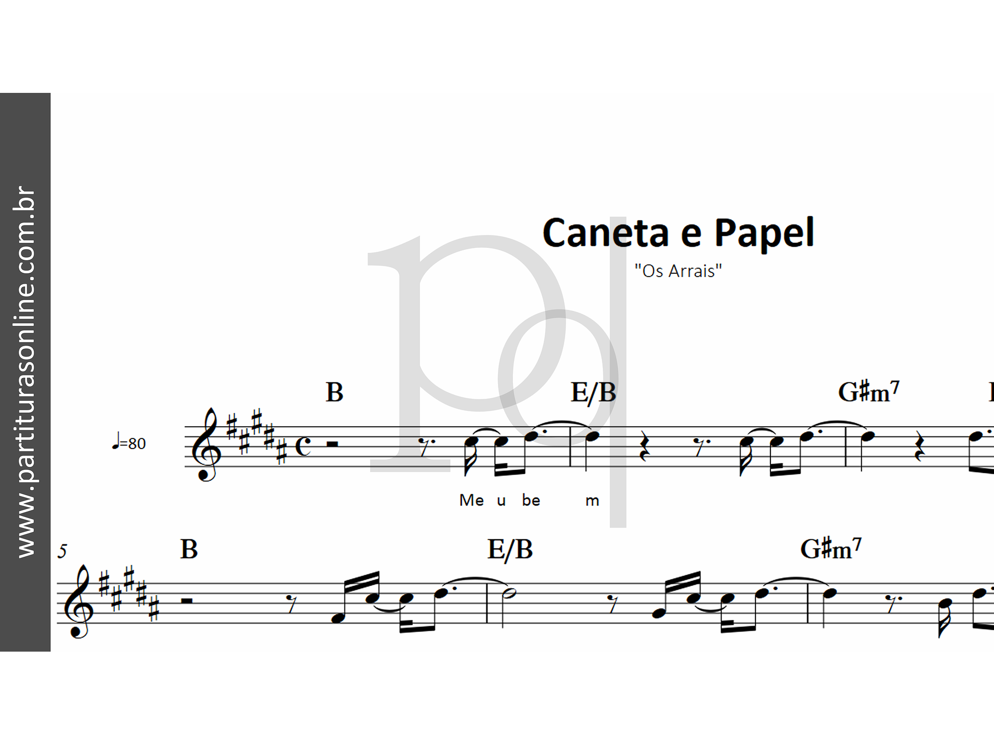 Caneta e Papel • Os Arrais 3