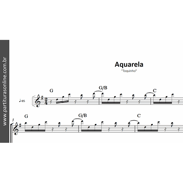Aquarela | Toquinho 2