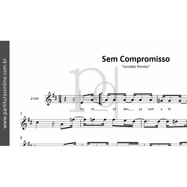Sem Compromisso | Geraldo Pereira 2