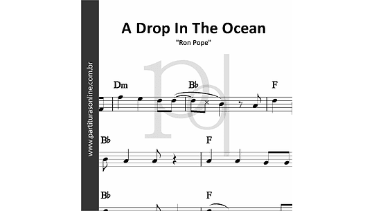 A Drop In The Ocean | Ron Pope