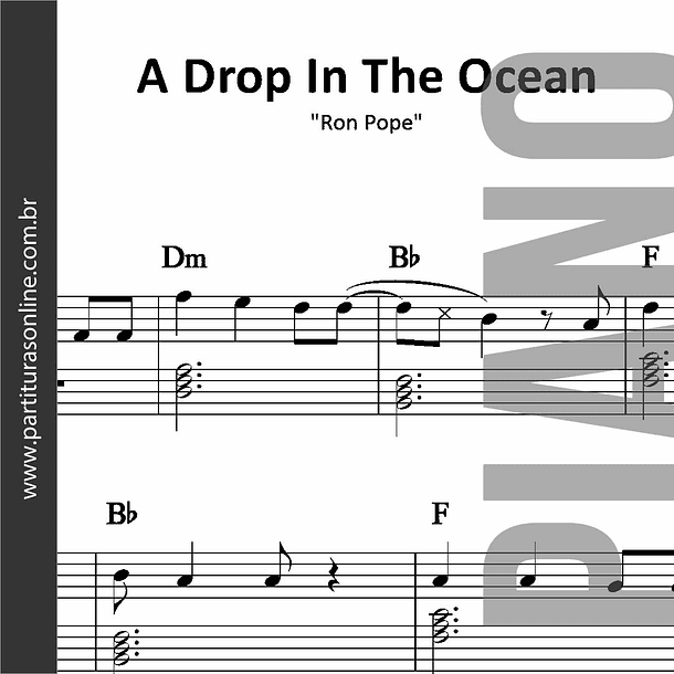 A Drop In The Ocean | para Piano