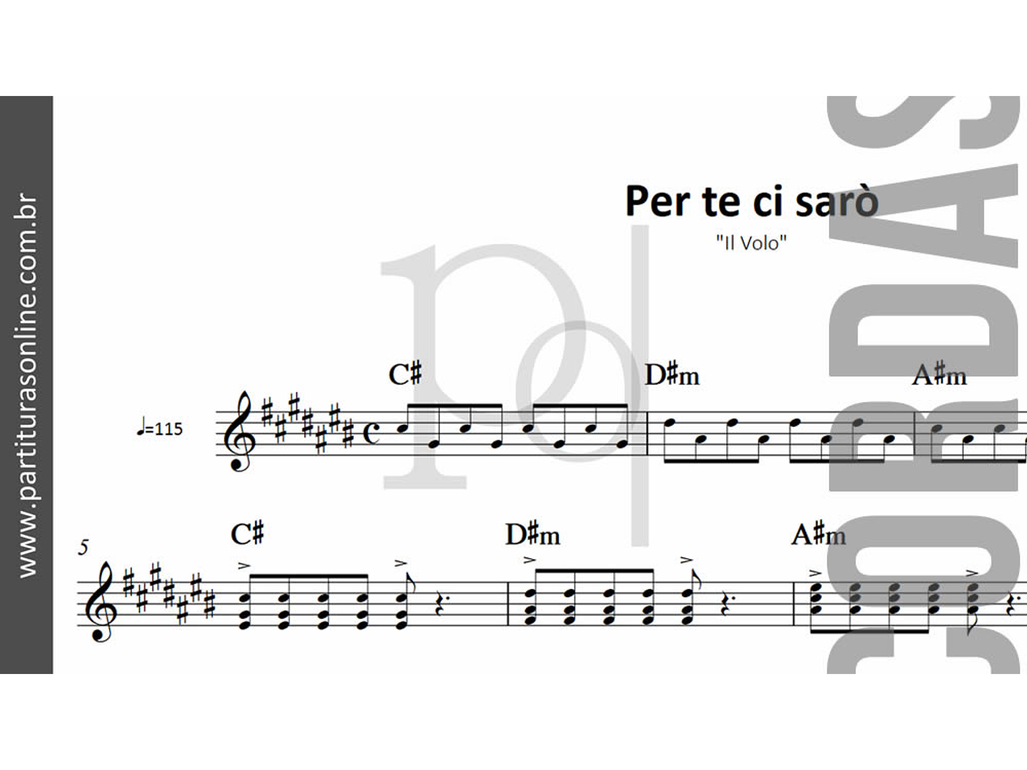 Per te ci sarò | trio de cordas + tema 2