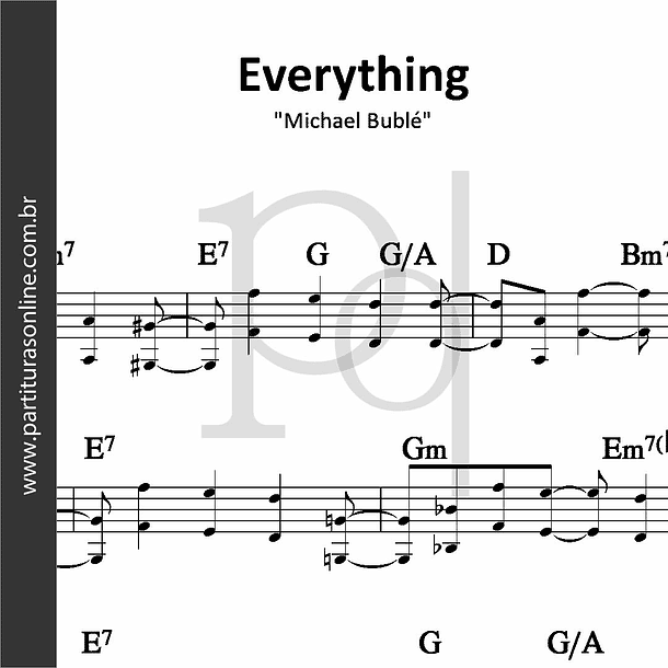 Everything | Michael Bublé