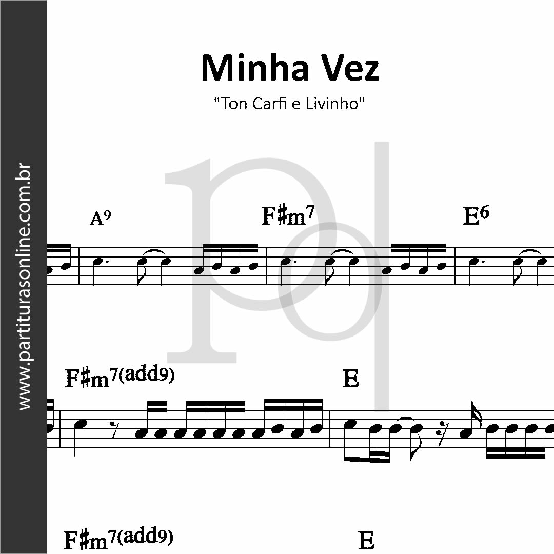 Minha Vez (PLAYBACK no Piano) Ton Carfi ft. Livinho, by Niel