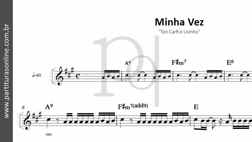 Minha Vez (Playback) - Ton Carfi