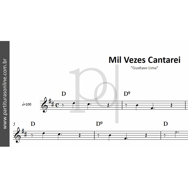 Mil Vezes Cantarei | Gusttavo Lima 2