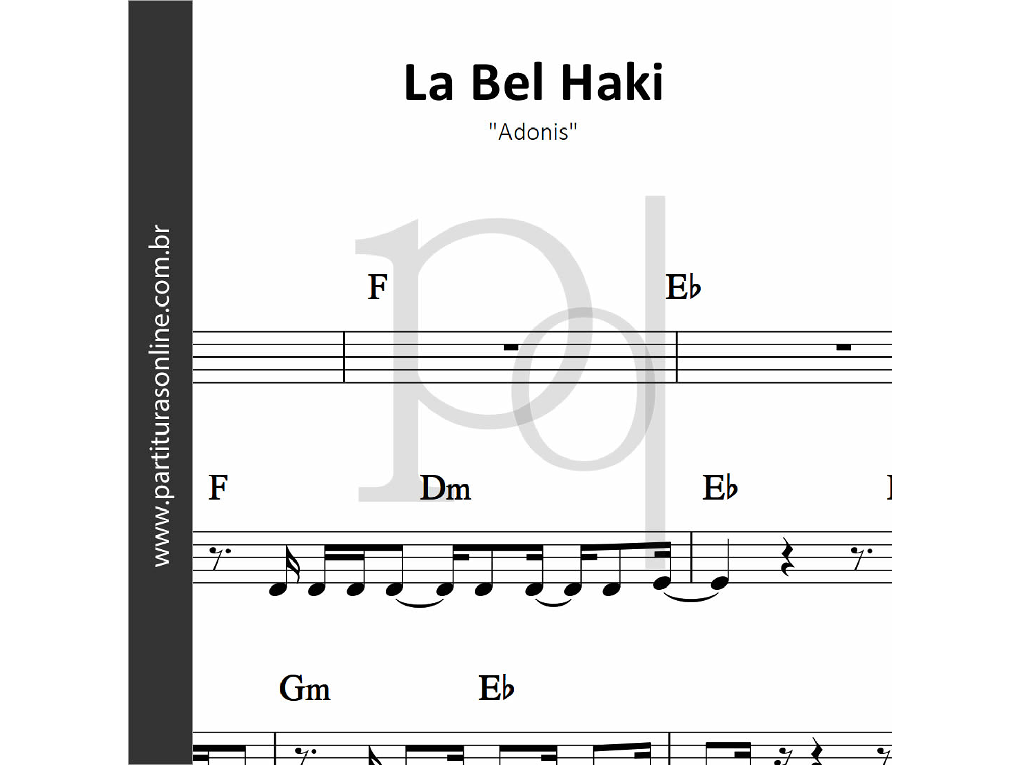 La Bel Haki | Adonis 1