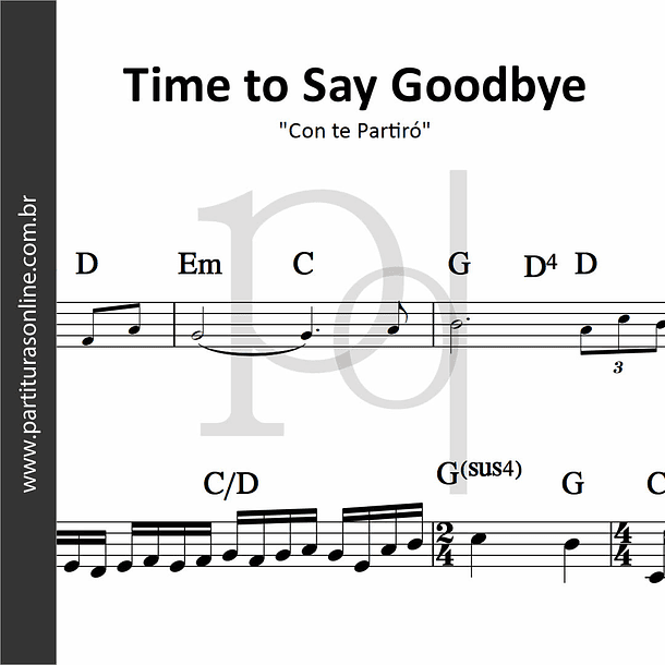 Time to Say Goodbye | Con te Partiró