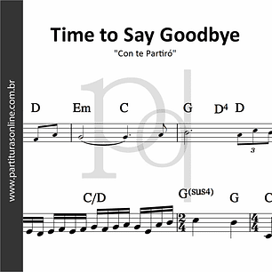 Time to Say Goodbye | Con te Partiró