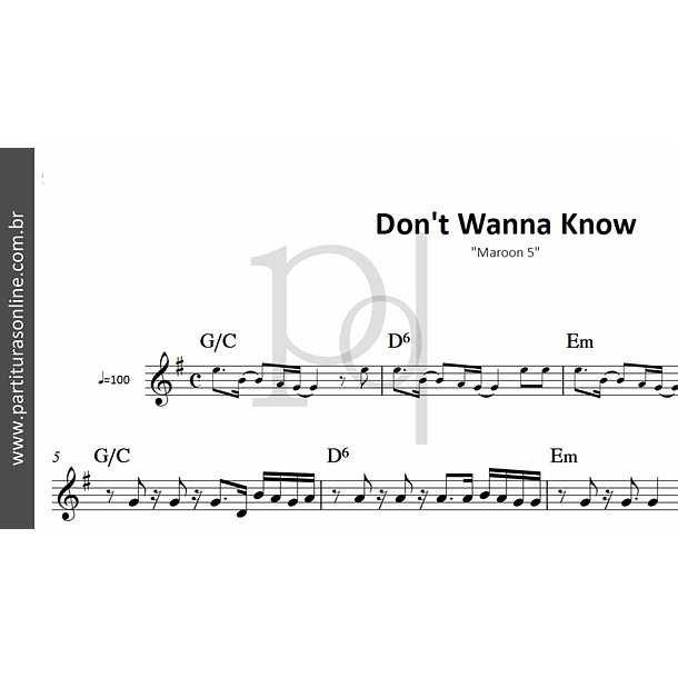 Don't Wanna Know | Maroon 5 2