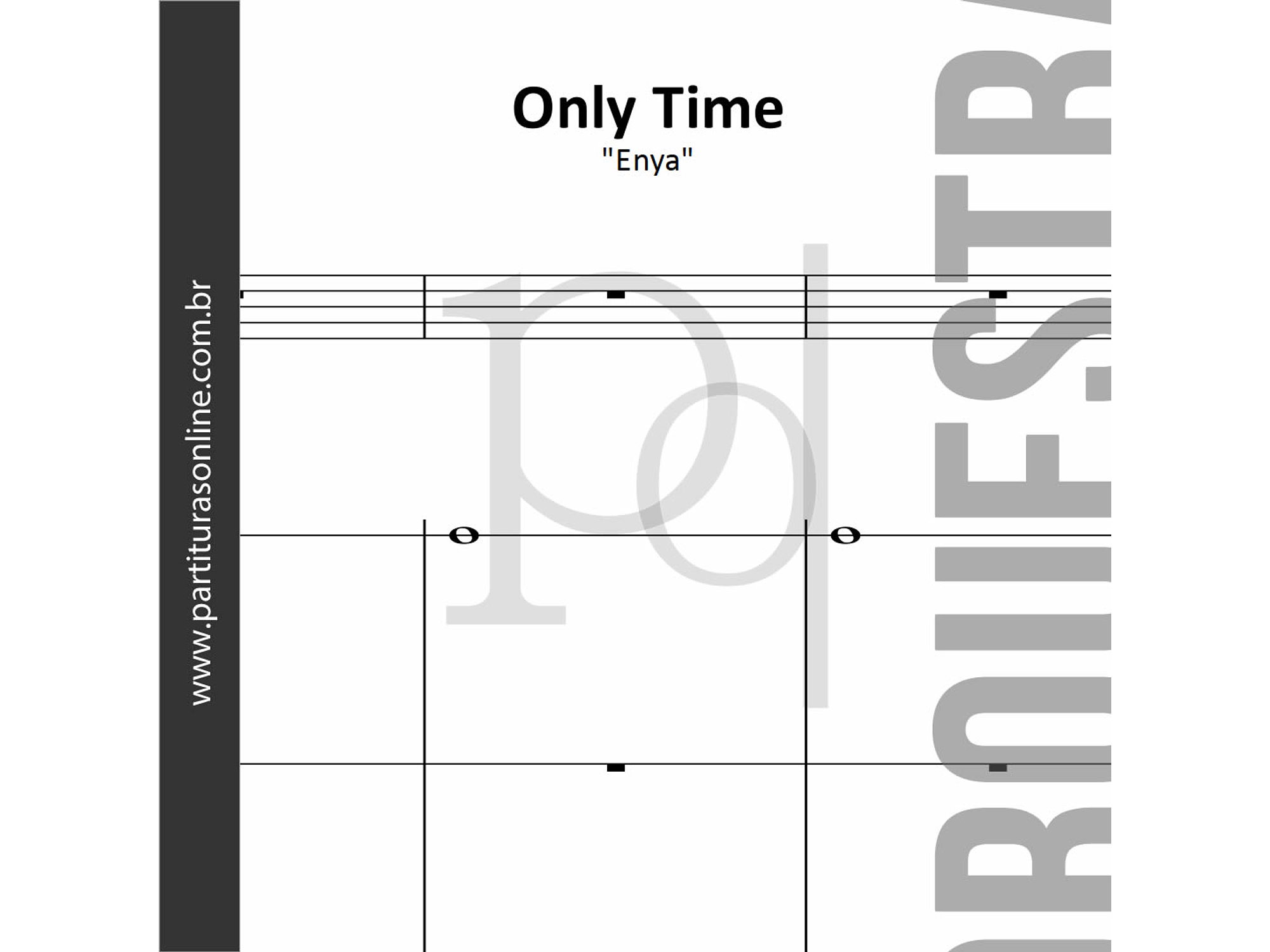 Only Time | arranjo para Orquestra 1