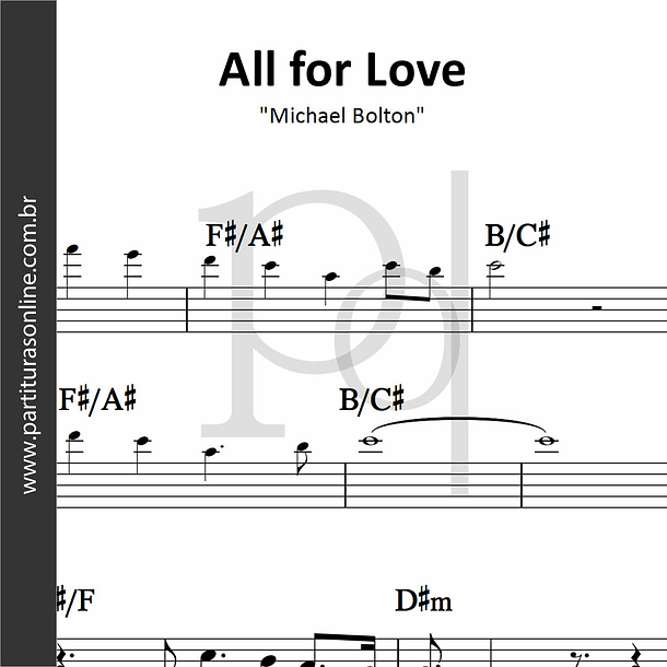 All for Love | Michael Bolton 