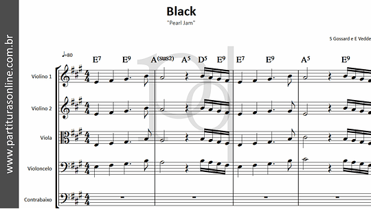 Black | Quinteto de Cordas