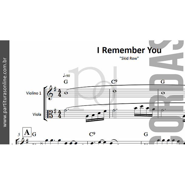 I Remember You | Viola & Violino 2