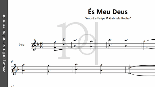 És meu Deus - André e Felipe ft. Gabriela Rocha (letra) 