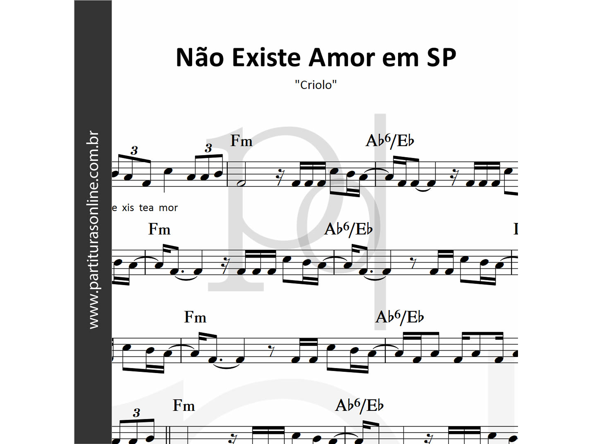 Não Existe Amor em SP | Criolo 1