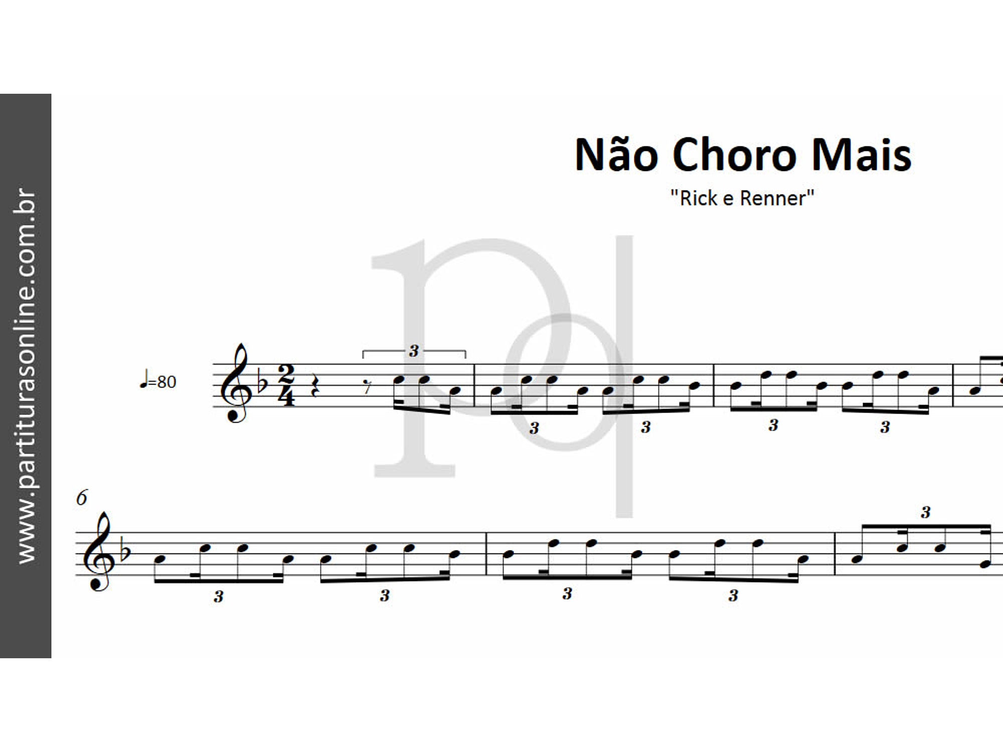 Não Choro Mais | Rick e Renner 2