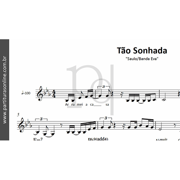 Tão Sonhada | Saulo/Banda Eva 2