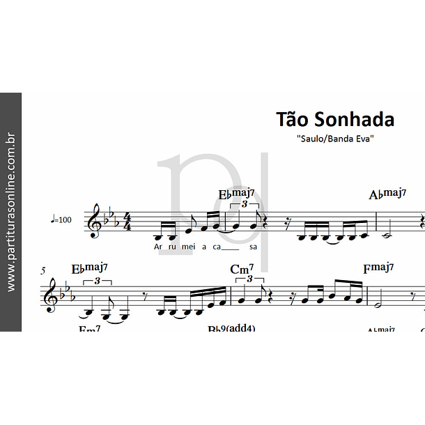 Tão Sonhada | Saulo/Banda Eva 3