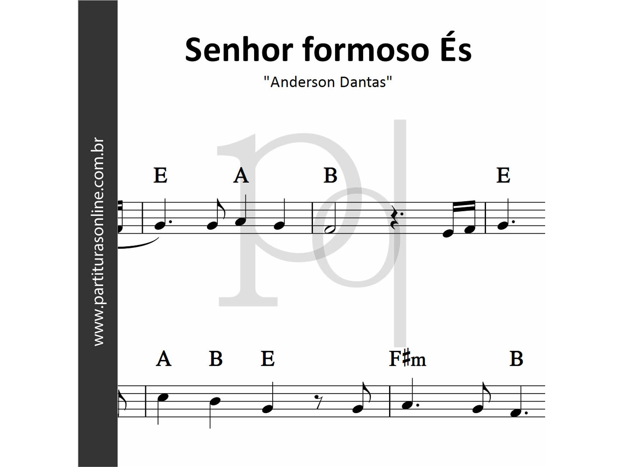 Senhor Formoso És | Anderson Dantas 1