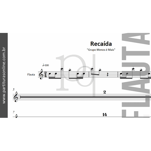 Recaída | para Flauta 2
