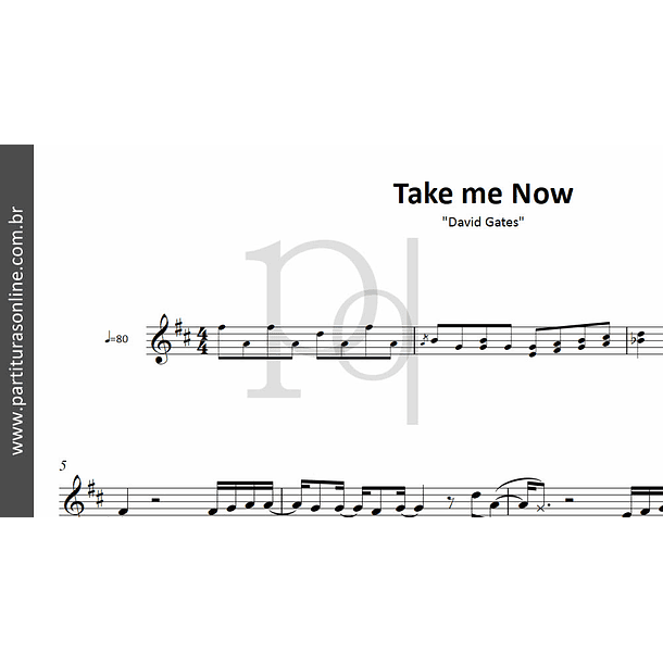 Take me Now | David Gates 2