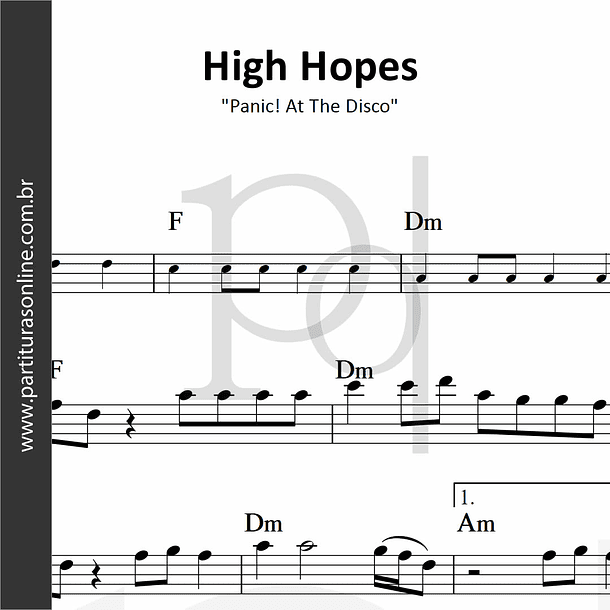 High Hopes | Panic! At The Disco 1