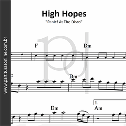 High Hopes | Panic! At The Disco