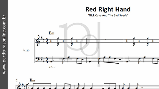 Red Right Hand | Nick Cave & The Bad Seeds (POR ENCOMENDA)