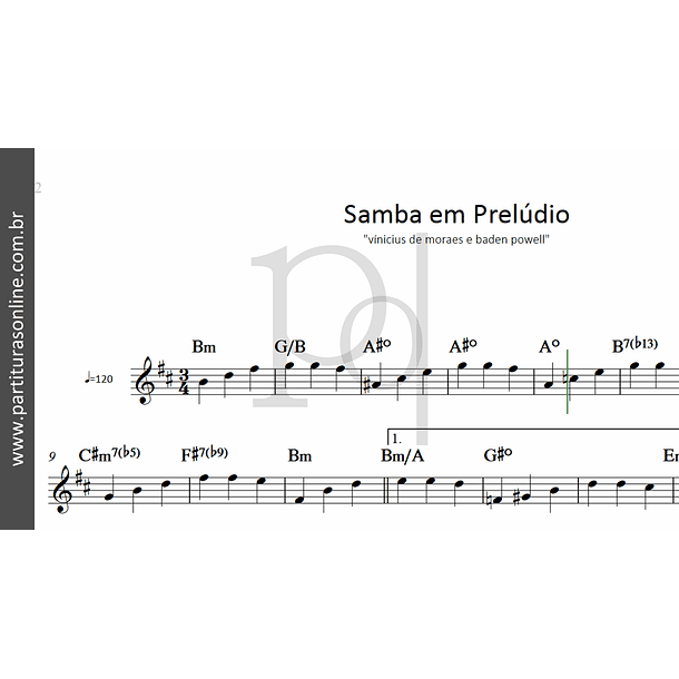 Samba em Prelúdio  3