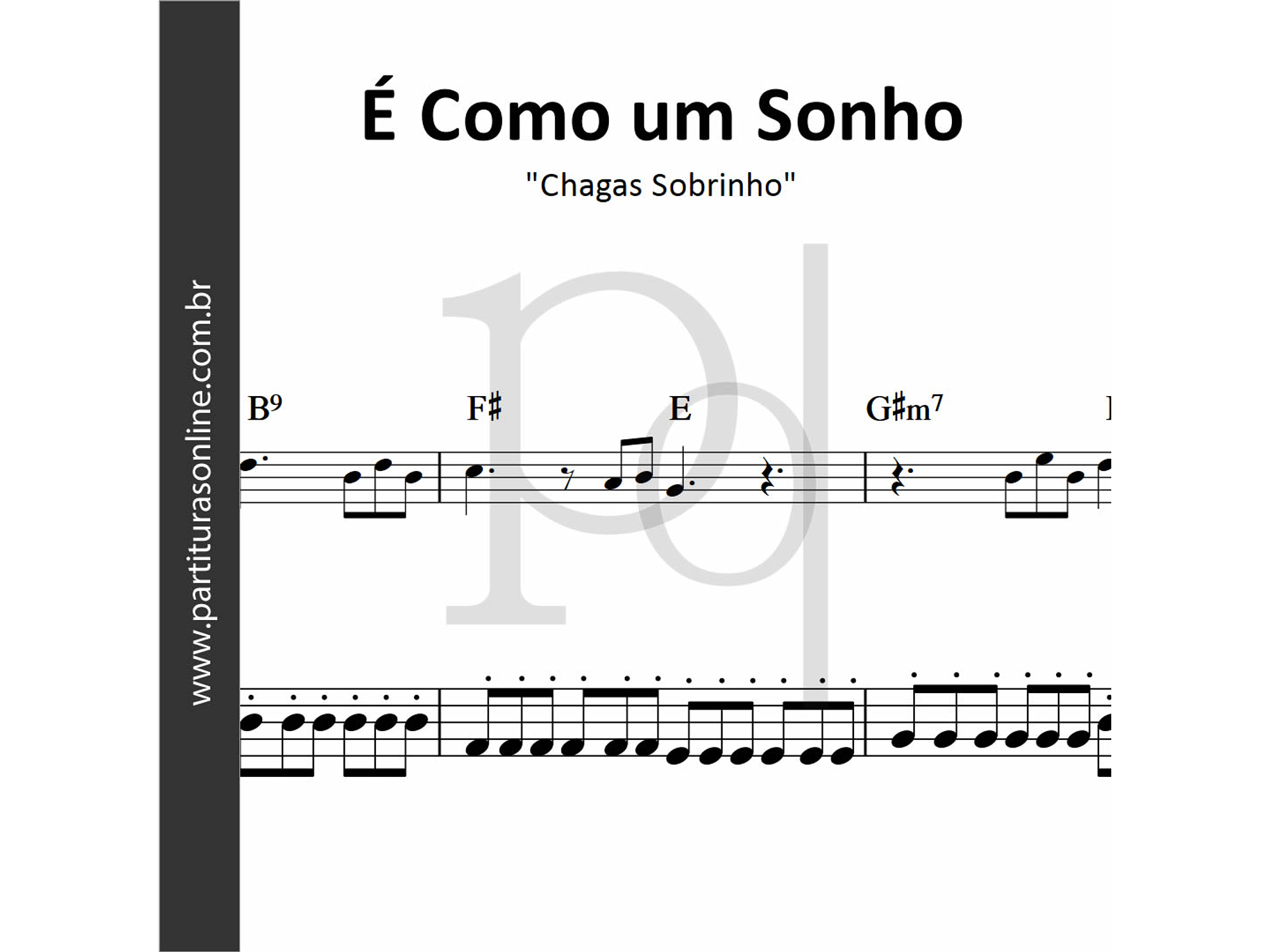 É Como um Sonho | Chagas Sobrinho 1