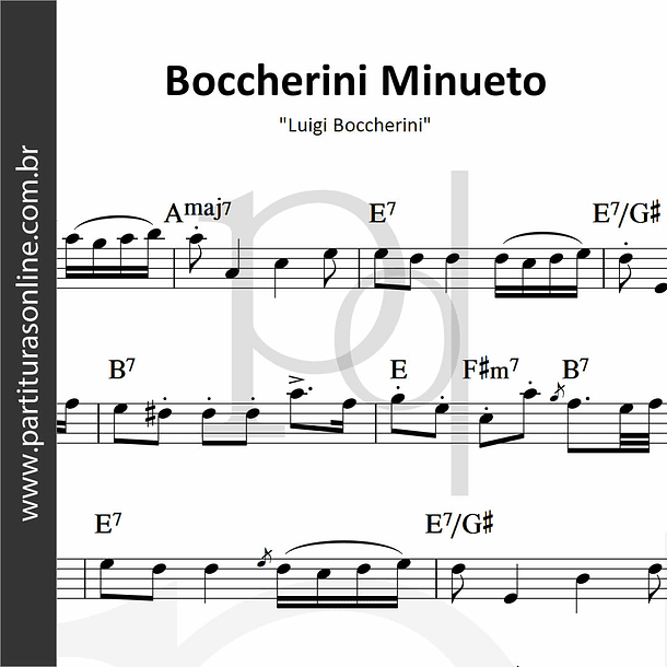 Boccherini Minueto | Luigi Boccherini