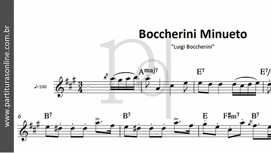 Boccherini Minueto | Luigi Boccherini