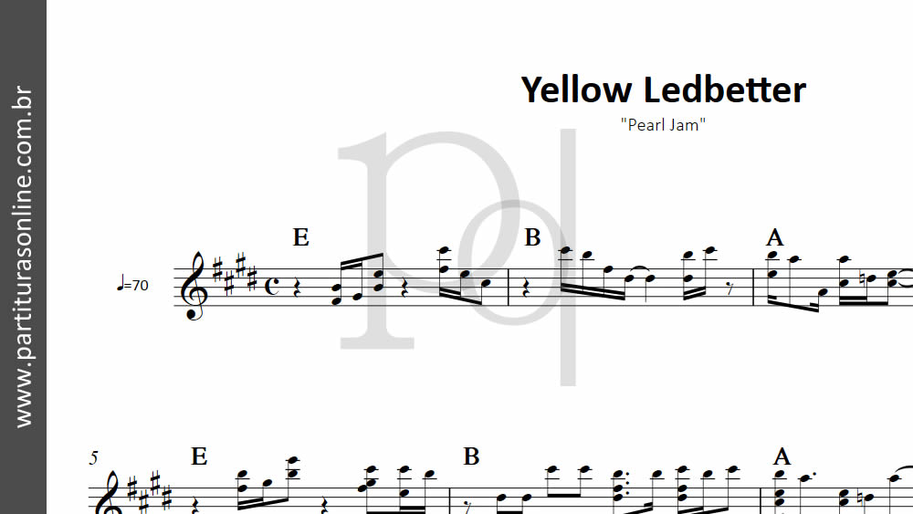 Yellow Ledbetter Pearl Jam