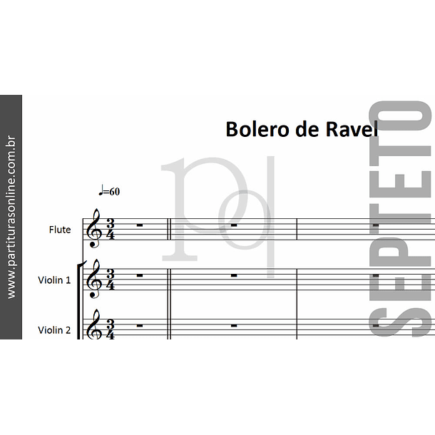 Bolero de Ravel | arranjo para Septeto 2