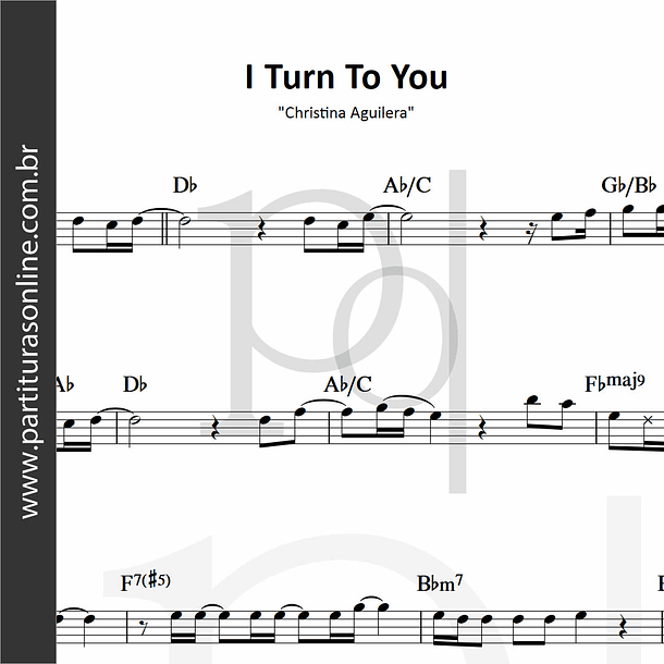 I Turn To You | Christina Aguilera